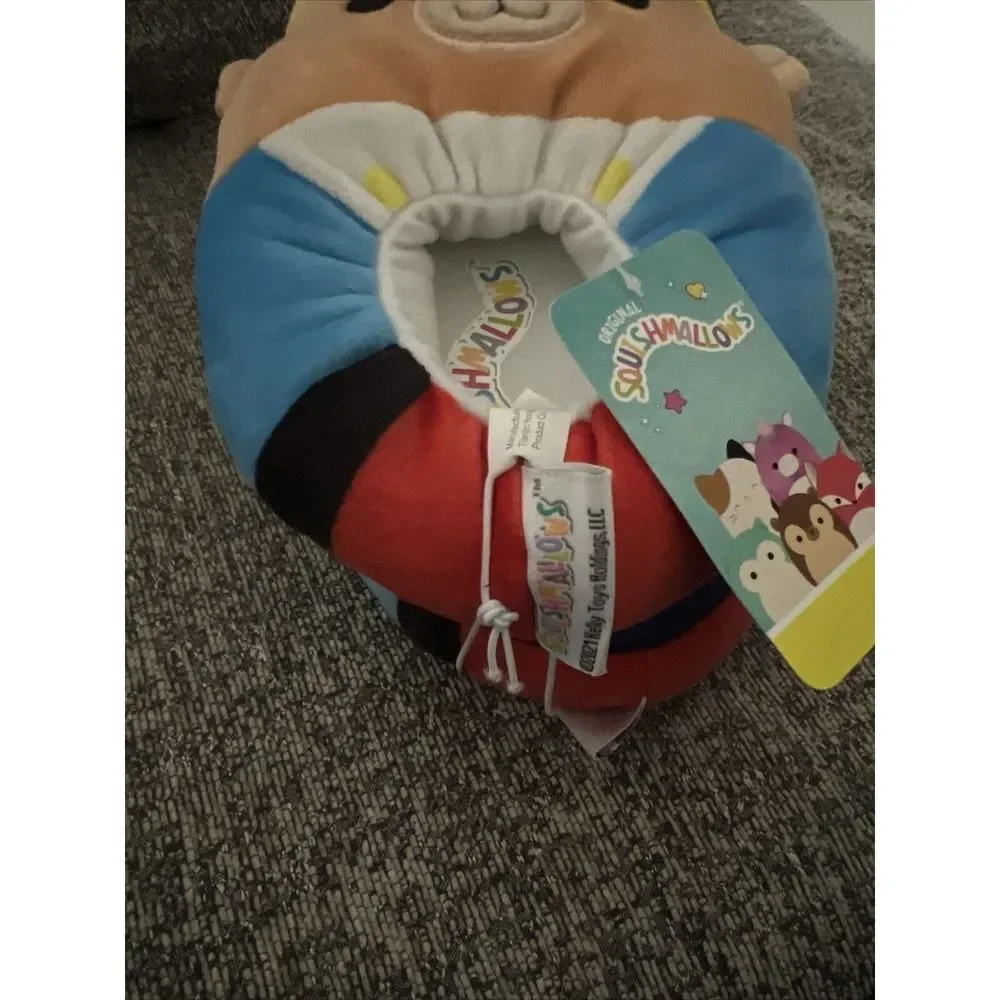 Squishmallows Baron Bear Nutcracker Christmas Kids Slippers Size 11/12 NWT CUTE!